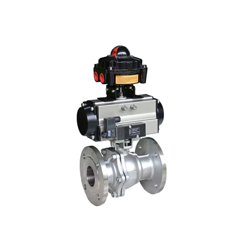 MAC Ball Valve Pneumatically Actuated with Limit Switch Photo